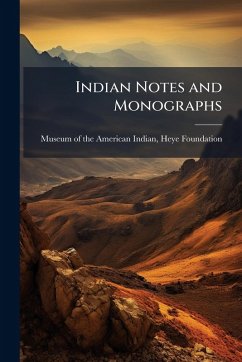 Cover Indian Notes and Monographs