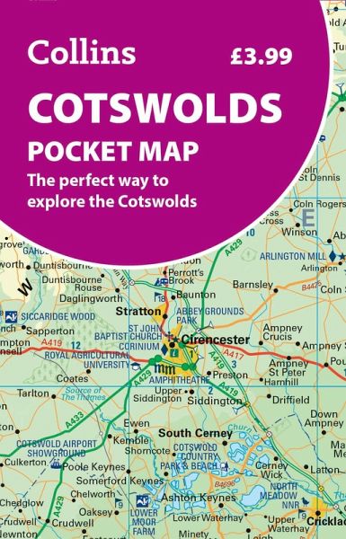 Cotswolds Pocket Map Cotswolds Pocket Map