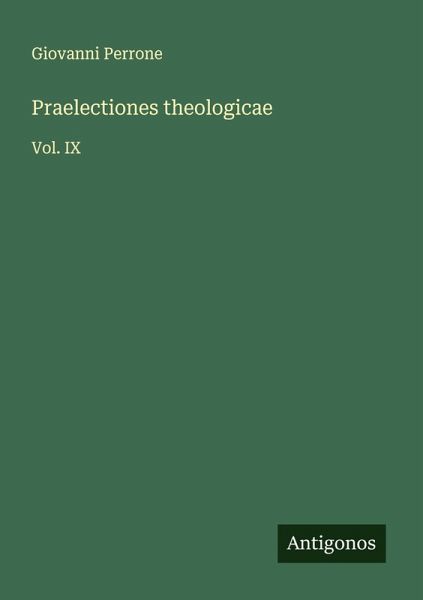 Praelectiones theologicae