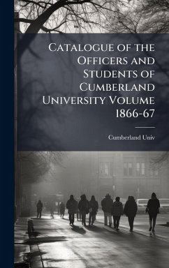 Cover Catalogue of the Officers and Students of Cumberland University Volume 1866-67