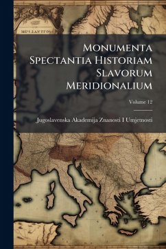 Cover Monumenta Spectantia Historiam Slavorum Meridionalium