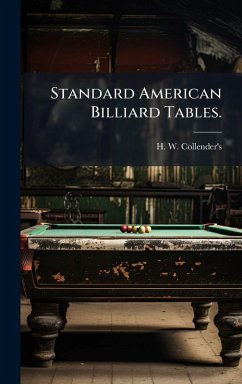 Cover Standard American Billiard Tables.