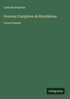 Cover Oeuvres Completes de Bourdaloue