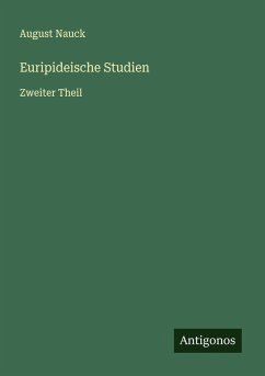Euripideische Studien Cover Euripideische Studien