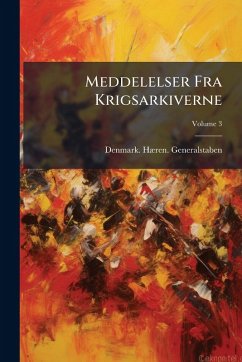 Cover Meddelelser Fra Krigsarkiverne