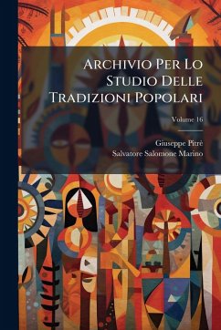 Cover Archivio Per Lo Studio Delle Tradizioni Popolari