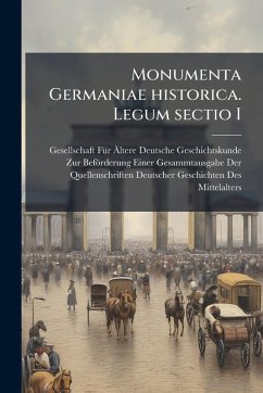 Cover Monumenta Germaniae historica. Legum sectio I