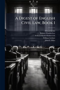 Cover A Digest of English Civil Law, Book 1