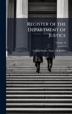 Cover Register of the Department of Justice
