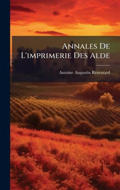 Cover Annales De L'imprimerie Des Alde