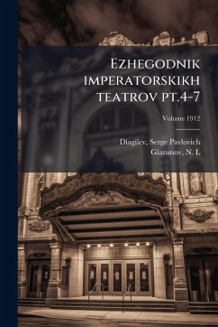 Cover Ezhegodnik imperatorskikh teatrov pt.4-7