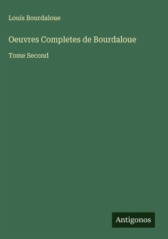Cover Oeuvres Completes de Bourdaloue
