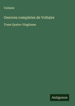Cover Oeuvres completes de Voltaire