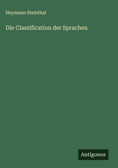 Cover Die Classification der Sprachen