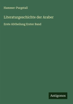 Cover Literaturgeschichte der Araber