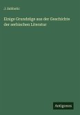 Einige Grundzüge aus der Geschichte der serbischen Literatur