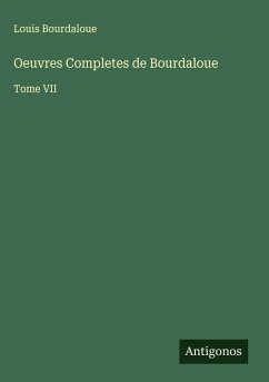 Cover Oeuvres Completes de Bourdaloue