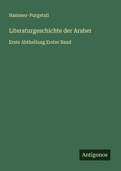Cover Literaturgeschichte der Araber
