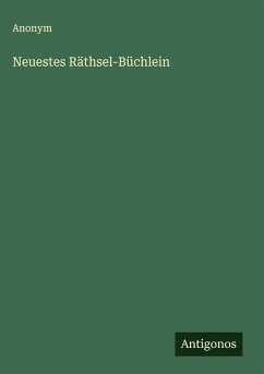 Cover Neuestes Räthsel-Büchlein