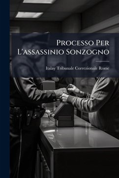 Cover Processo Per L'assassinio Sonzogno