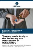 Vergleichende Analyse der Auflösung von Paracetamol in Bukavu/RDC Vergleichende Analyse der Auflösung von Paracetamol in Bukavu/RDC