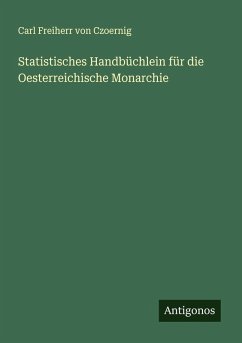 Cover Statistisches Handbüchlein für die Oesterreichische Monarchie