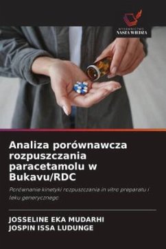 Cover Analiza porównawcza rozpuszczania paracetamolu w Bukavu/RDC