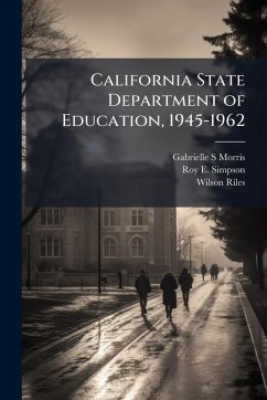 Cover California State Department of Education, 1945-1962