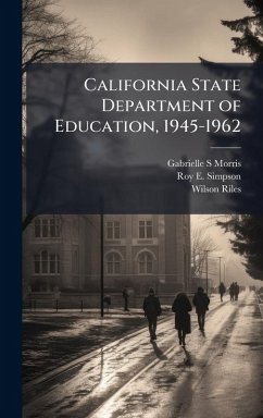 Cover California State Department of Education, 1945-1962