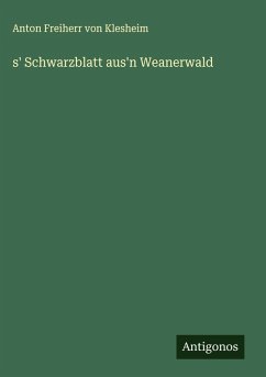 Cover s' Schwarzblatt aus'n Weanerwald