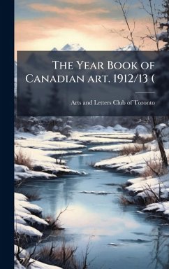Cover The Year Book of Canadian art. 1912/13 (