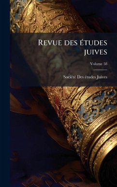 Cover Revue des Ã(c)tudes juives
