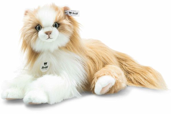 Steiff 099250 - Princess Katze, liegend, hellbraun/weiß, Plüsch, 30 cm Steiff 099250 - Princess Katze, liegend, hellbraun/weiß, Plüsch, 30 cm
