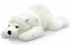 Steiff 115134 - Arco Eisbär, liegend, Plüsch, weiss, Länge: 90 cm