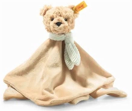Steiff 242281 - Jimmy Teddybär Schmusetuch, beige, Plüsch/Baumwolle, 26 cm Steiff 242281 - Jimmy Teddybär Schmusetuch, beige, Plüsch/Baumwolle, 26 cm