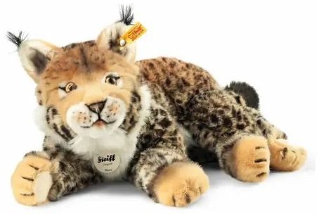 Steiff 102592 - Mizzy Luchs, liegend, Plüsch, 35 cm Steiff 102592 - Mizzy Luchs, liegend, Plüsch, 35 cm
