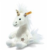 Steiff 067655 - Unica Schlenker-Einhorn, sitzend, weiß, Plüsch, 20 cm