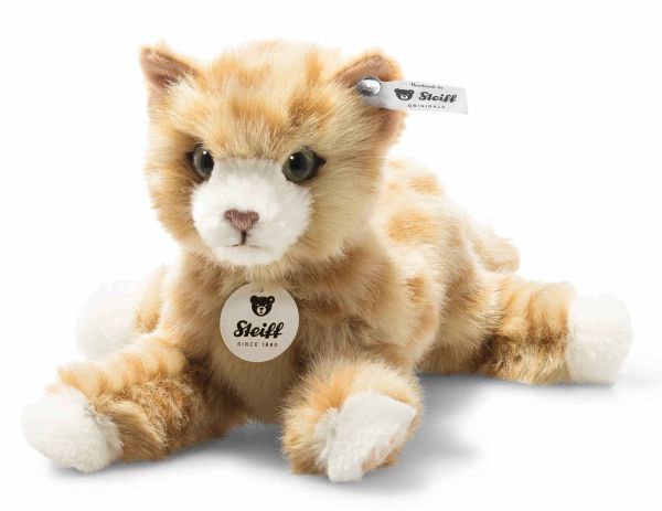 Steiff 099229 - Mimmi Katze, liegend, rot-gestromt, Plüsch, 24 cm Steiff 099229 - Mimmi Katze, liegend, rot-gestromt, Plüsch, 24 cm