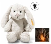 Steiff 081026 - Light at Night Hoppie Hase, Licht mit Timer, Plüsch, 28 cm