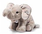 Steiff 065163 - Edie Elefant, sitzend, hellgrau, Plüsch, 24 cm