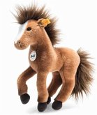 Steiff 122156 - Chayenne Pferd, stehend, Plüsch, braun, 28 cm