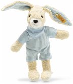 Steiff 237508 - Hoppel Hase mit Anzug in blau, Plüsch, 20 cm
