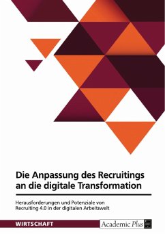 Cover Die Anpassung des Recruitings an die digitale Transformation (eBook, PDF)