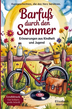 Cover Kurzgeschichten für Senioren: Barfuß durch den Sommer - Erinnerungen aus Kindheit & Jugend
