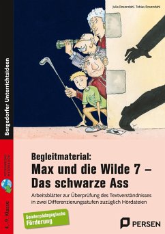 Cover Begleitmat.: Max und die wilde 7- Das schwarze Ass