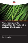 Matériaux pour la séparation de l'huile et le capteur d'hydrogène Matériaux pour la séparation de l'huile et le capteur d'hydrogène