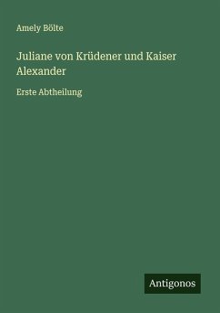 Cover Juliane von Krüdener und Kaiser Alexander