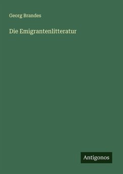 Cover Die Emigrantenlitteratur
