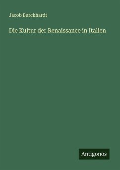 Cover Die Kultur der Renaissance in Italien