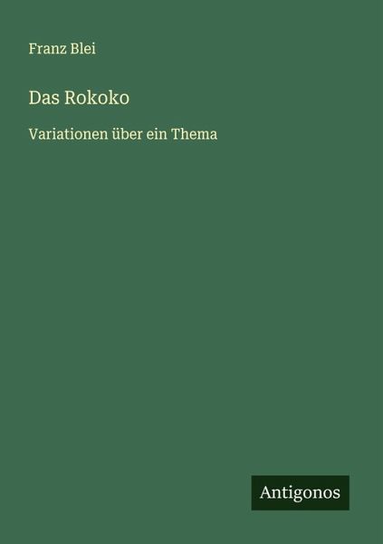 Das Rokoko Das Rokoko